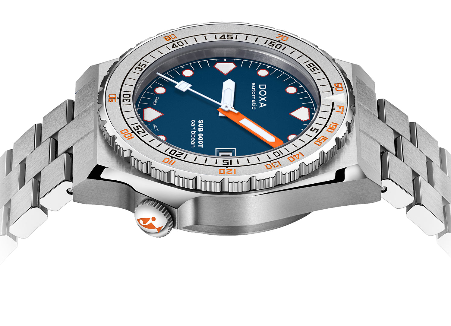 Doxa SUB 600T Caribbean Bracelet Watch 862.10.201.10 Image 3