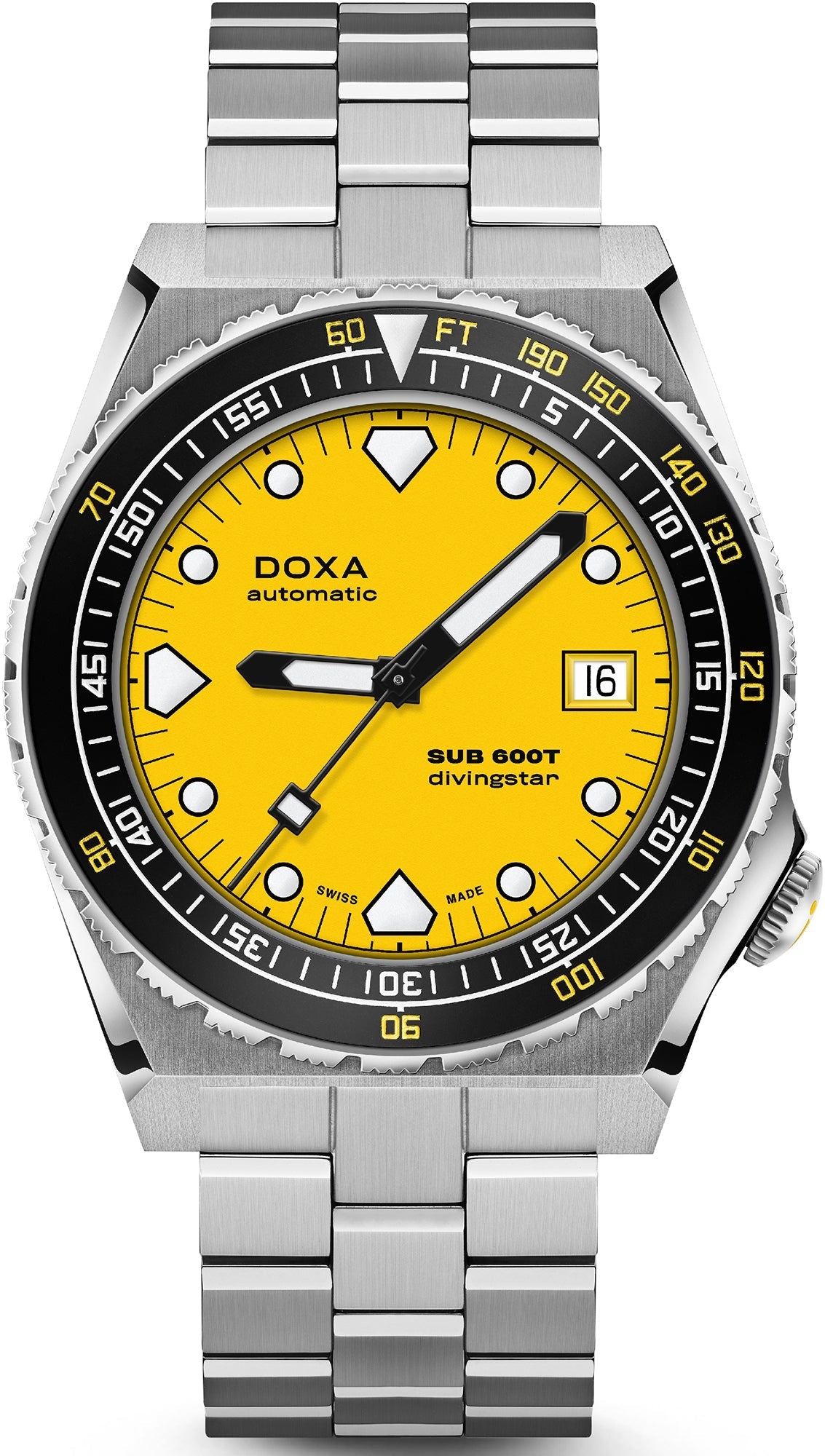 Doxa SUB 600T Divingstar Bracelet Watch 861.10.361.10 Image 1