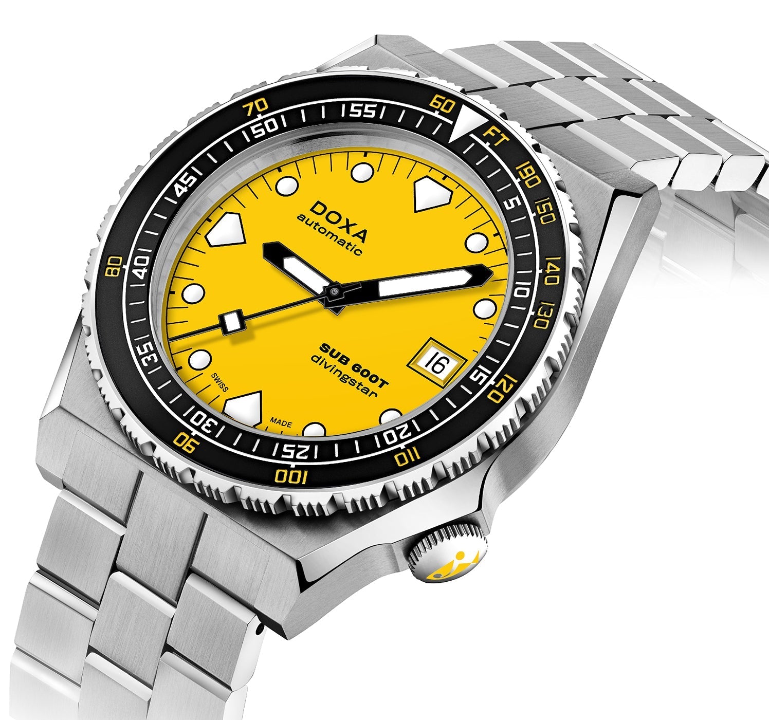 Doxa SUB 600T Divingstar Bracelet Watch 861.10.361.10 Image 2