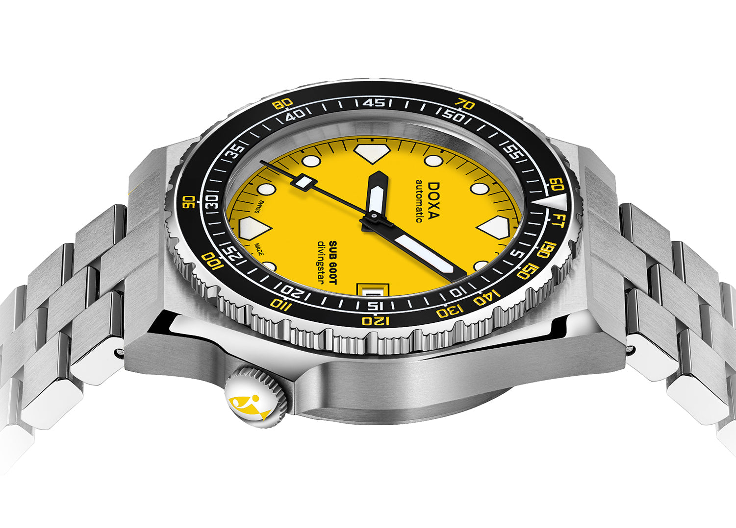 Doxa SUB 600T Divingstar Bracelet Watch 861.10.361.10 Image 3