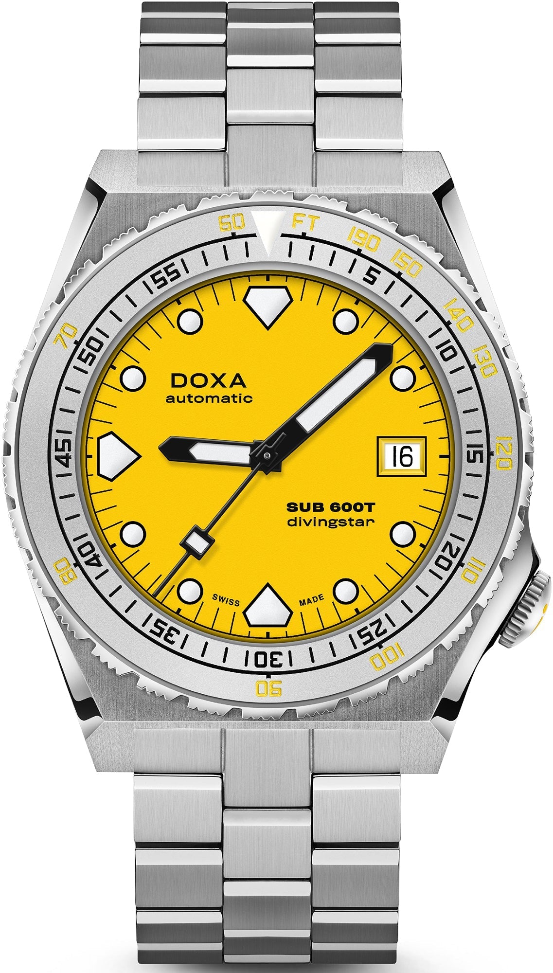 Doxa SUB 600T Divingstar Bracelet Watch 862.10.361.10 Image 1