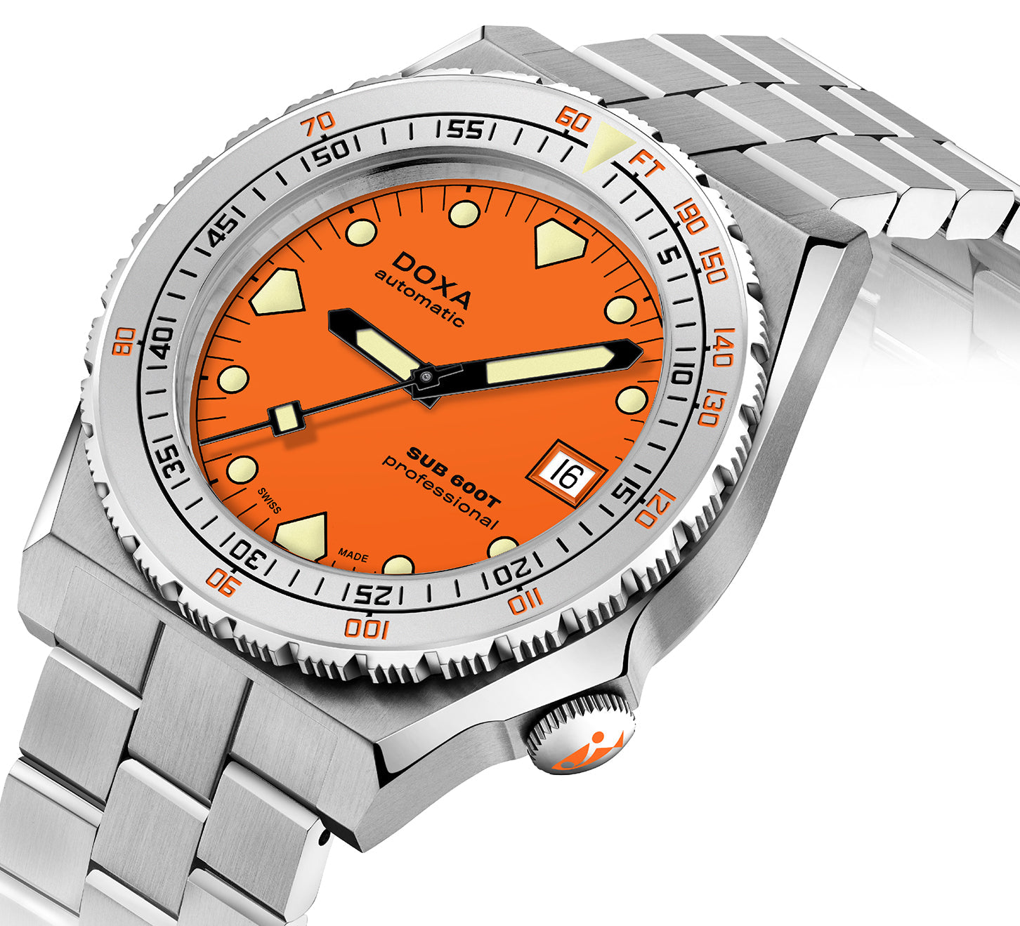 Doxa SUB 600T Professional Bracelet Watch 862.10.351.10 Image 2