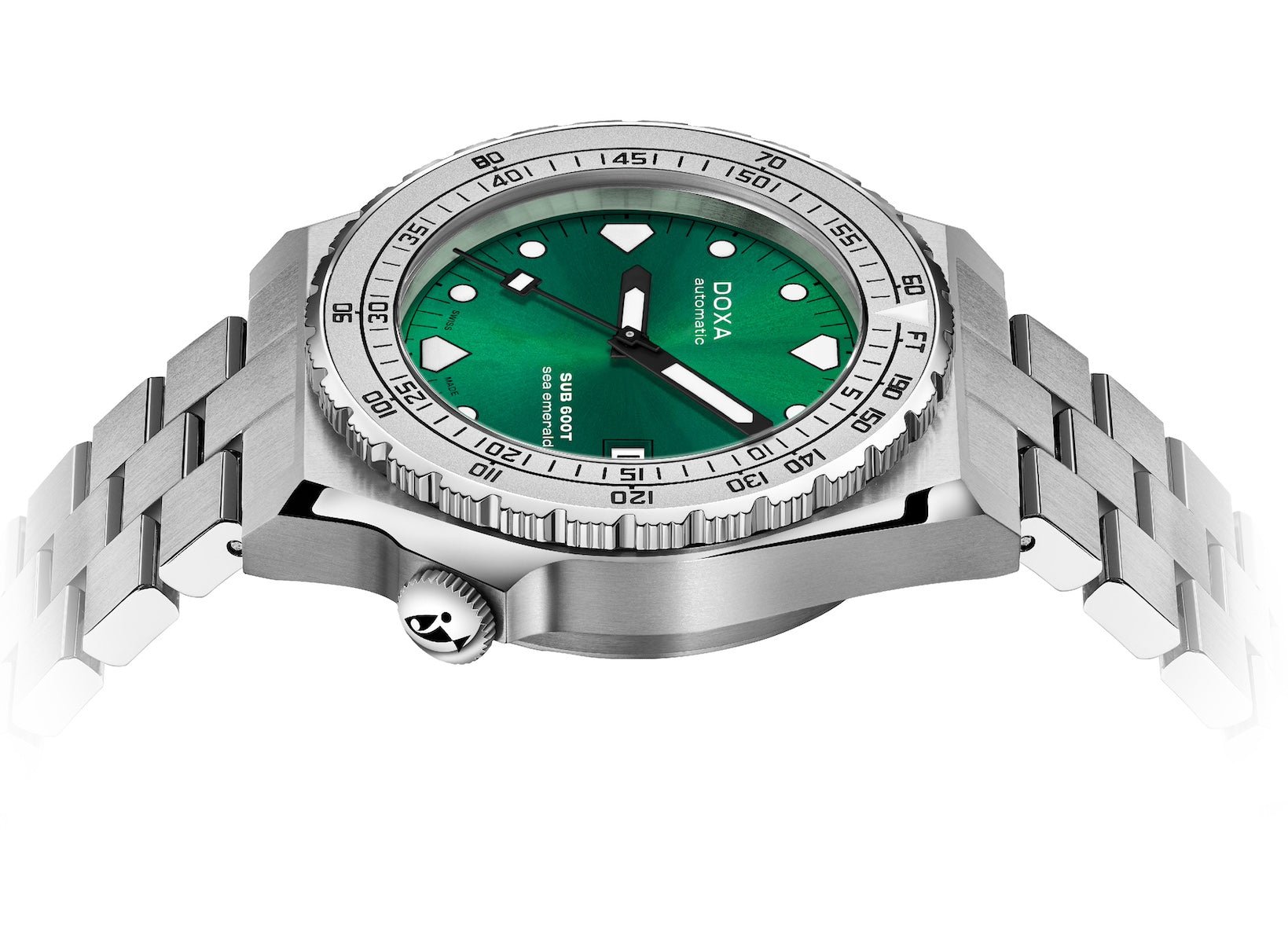 Doxa SUB 600T Sea Emerald Bracelet Watch 862.10.131.10 Image 3