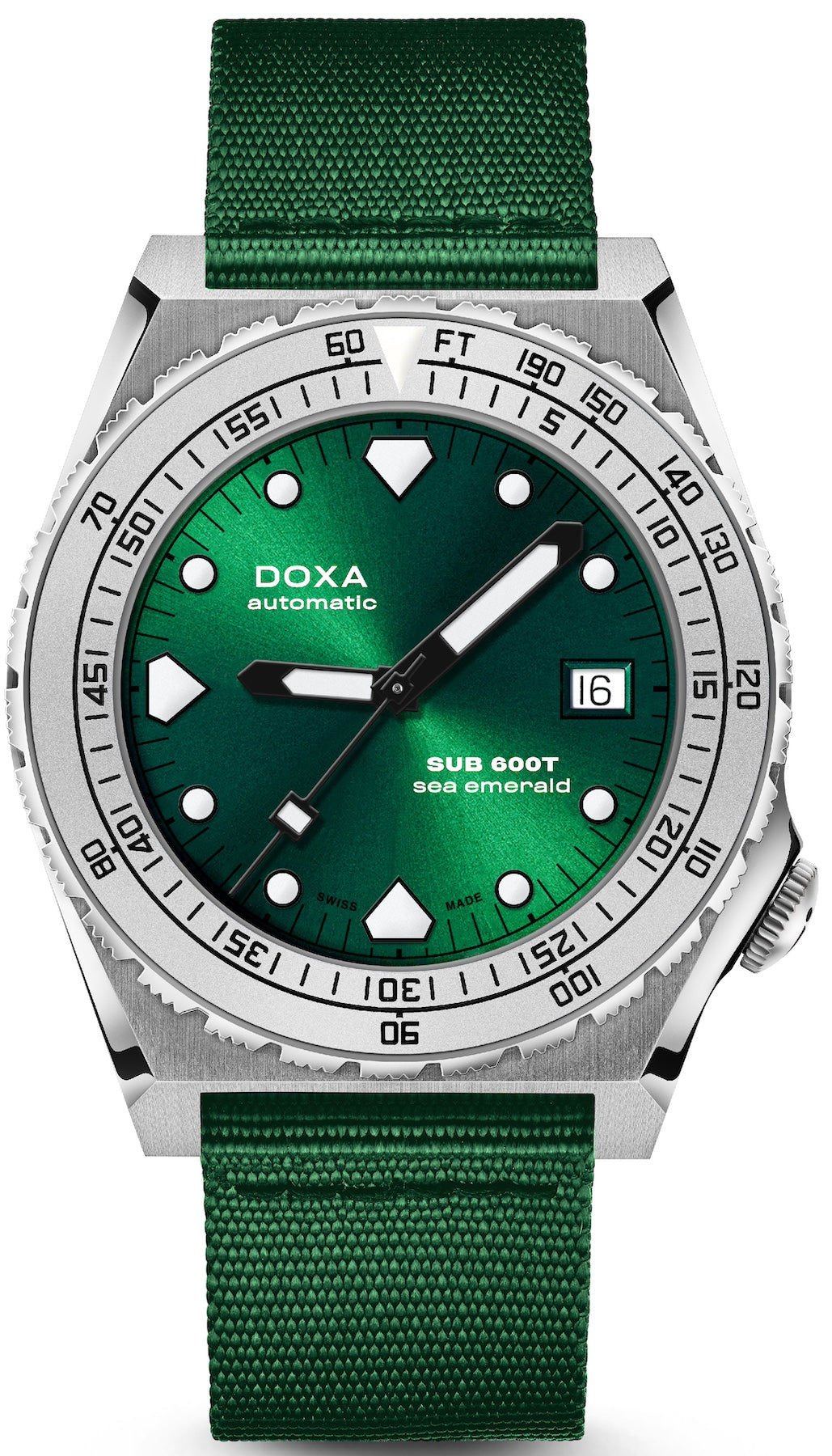 Doxa SUB 600T Sea Emerald Nato Watch 862.10.131.26-N Image 1