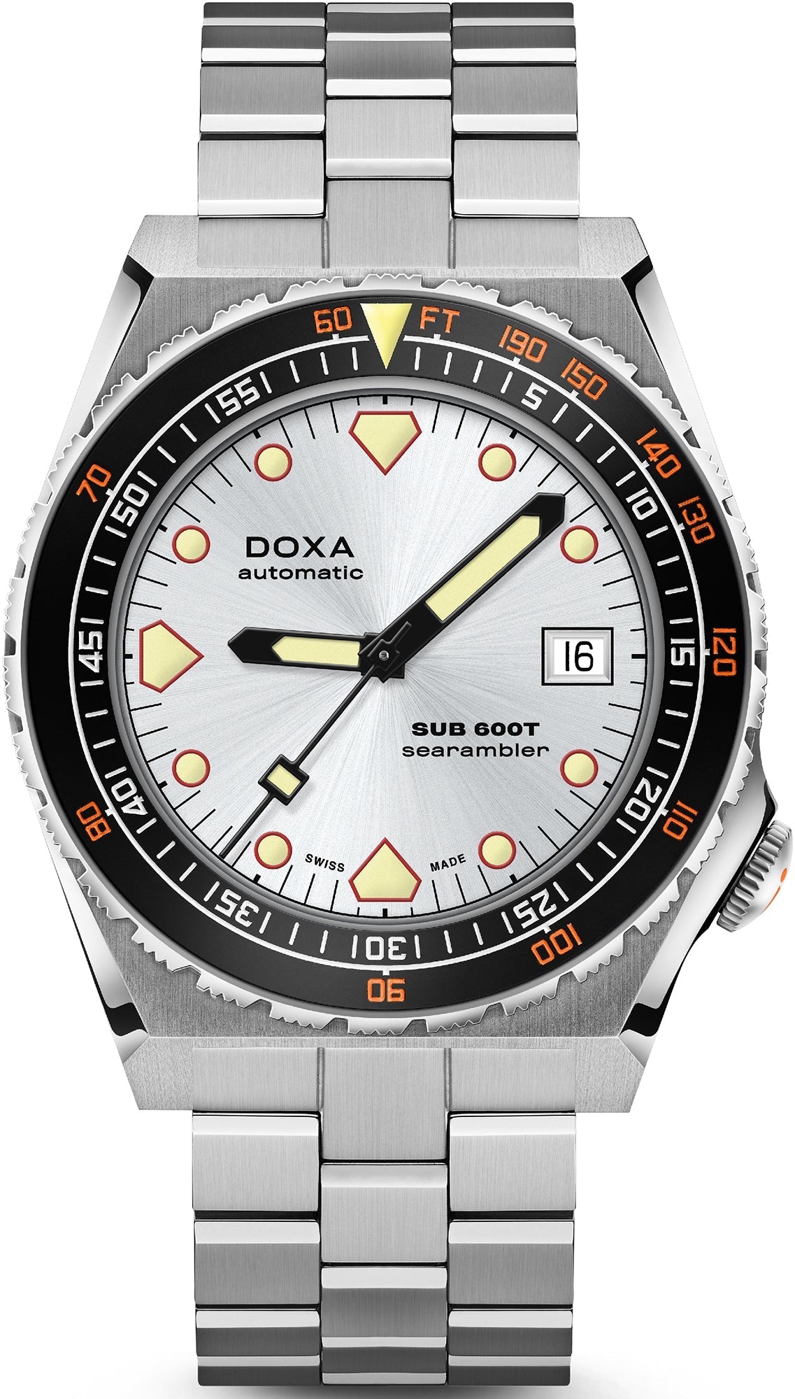 Doxa SUB 600T Searambler Bracelet Watch 861.10.021.10 Image 1