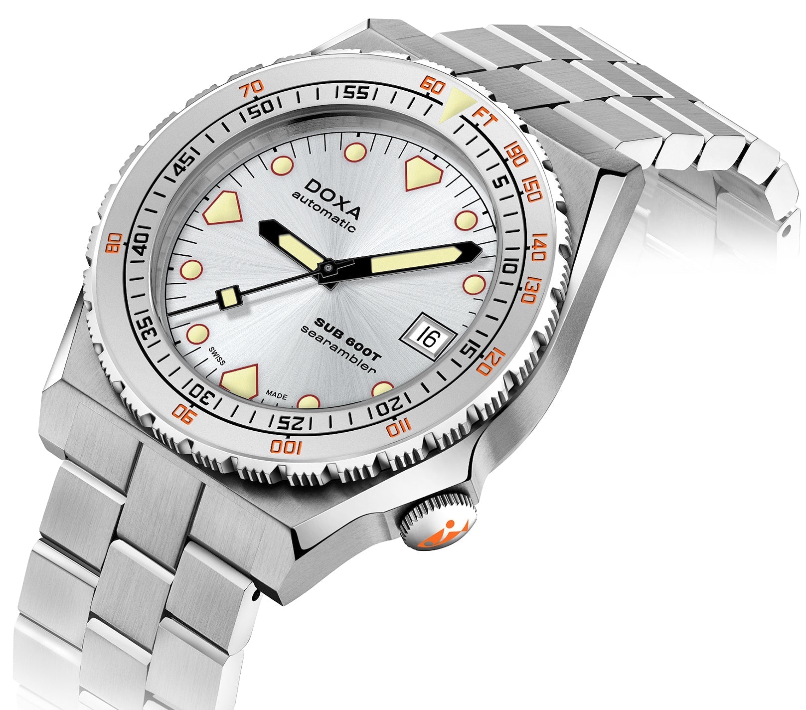 Doxa SUB 600T Searambler Bracelet Watch 862.10.021.10 Image 2