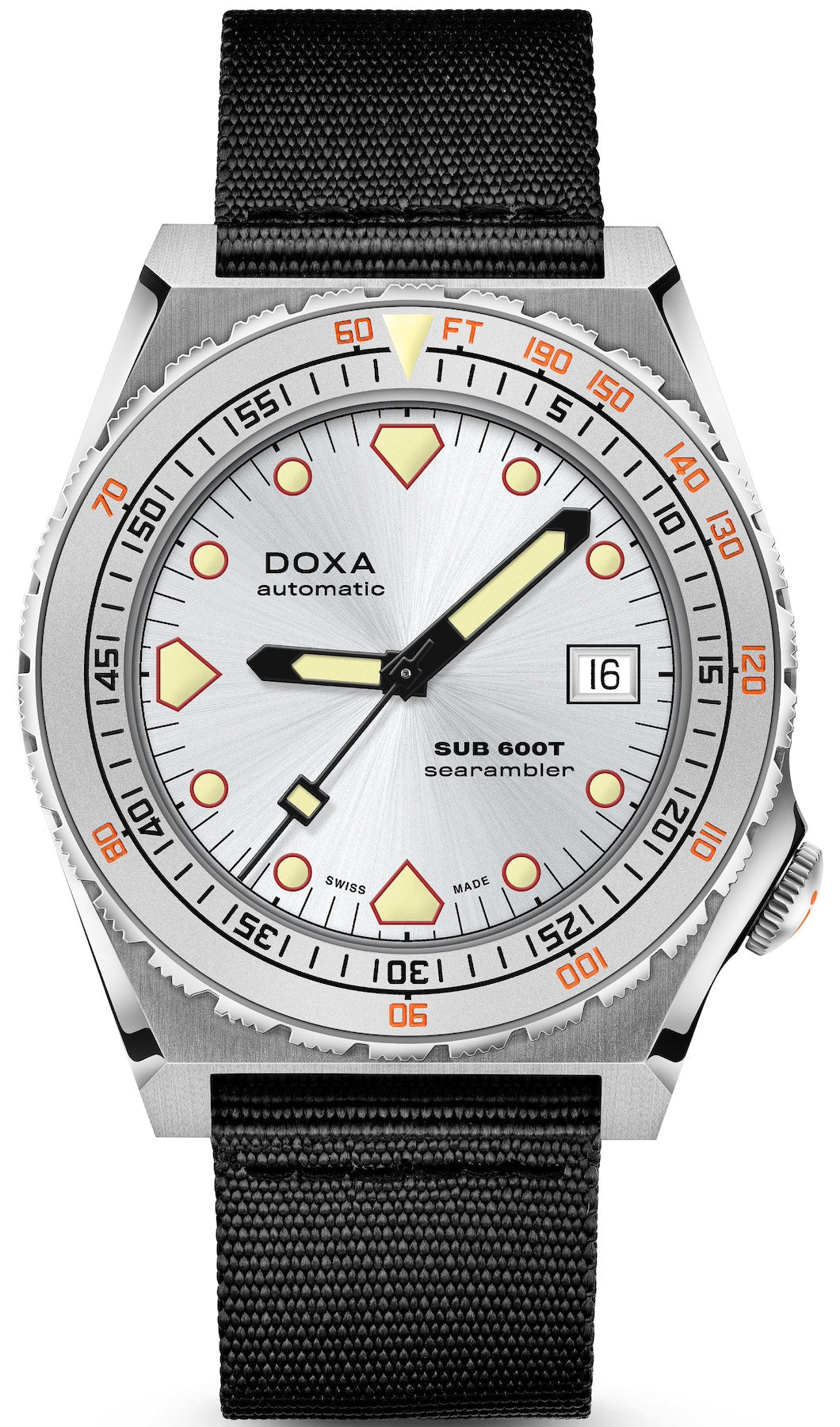 Doxa SUB 600T Searambler Nato Watch 862.10.021.20.N Image 1