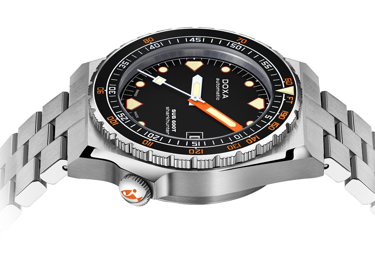 Doxa SUB 600T Sharkhunter Bracelet Watch 861.10.101.10 Image 3