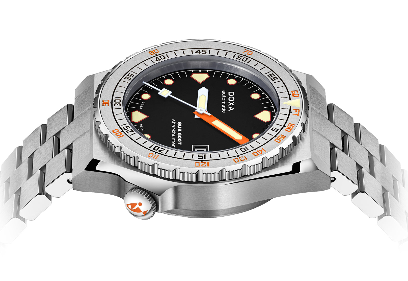 Doxa SUB 600T Sharkhunter Bracelet Watch 862.10.101.10 Image 3