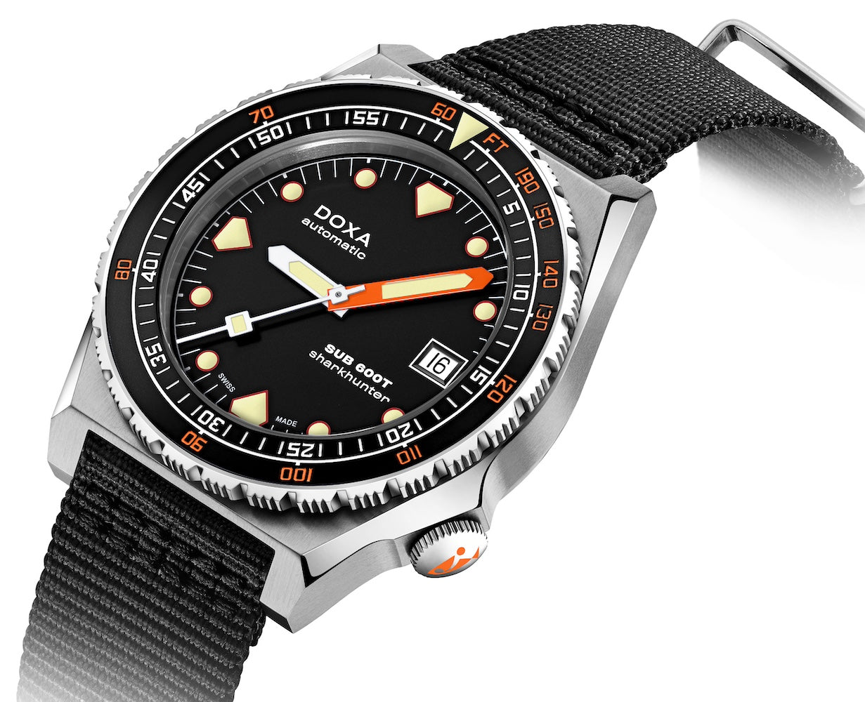 Doxa SUB 600T Sharkhunter Nato Watch 861.10.101.20.N Image 2