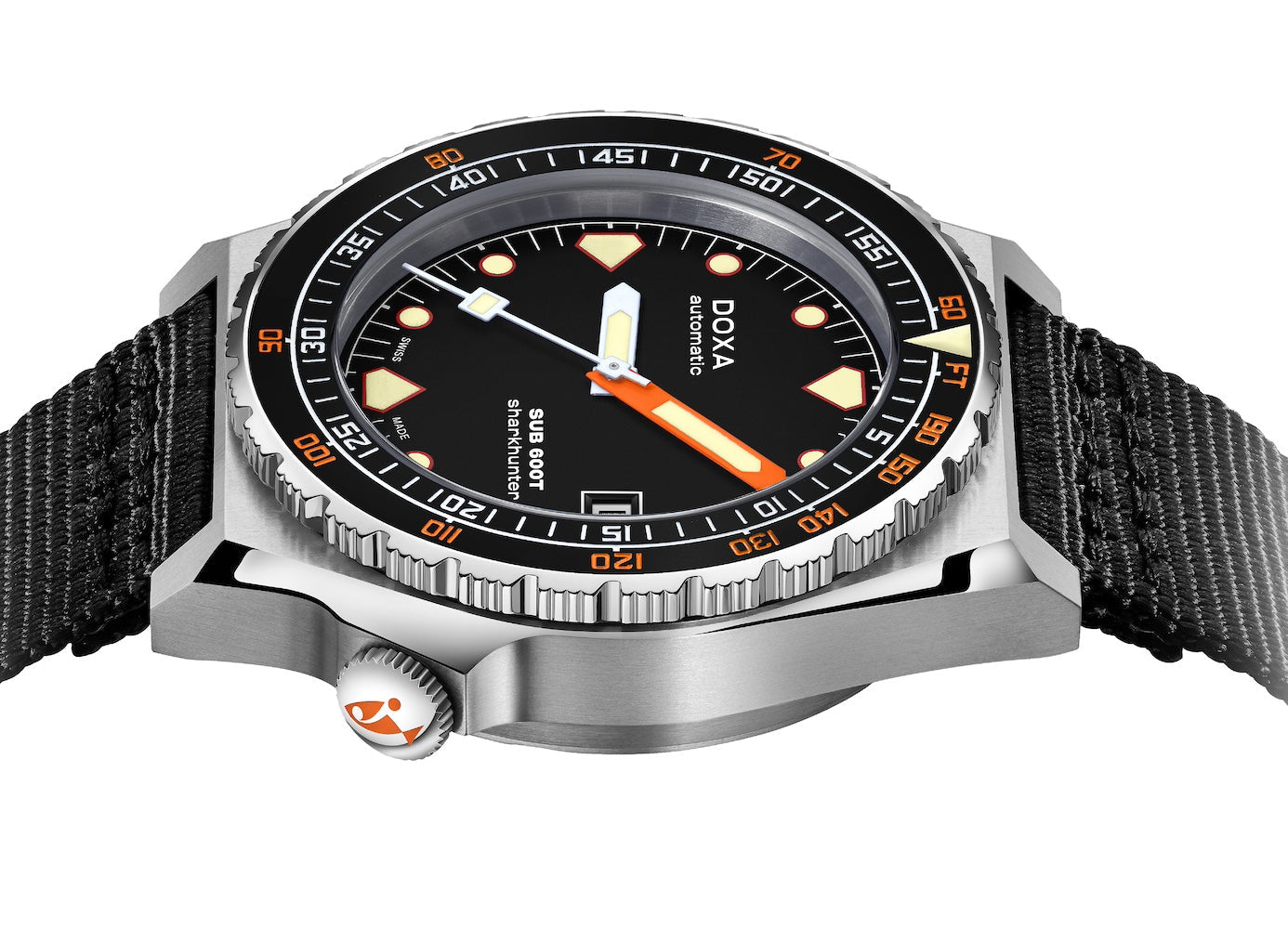 Doxa SUB 600T Sharkhunter Nato Watch 861.10.101.20.N Image 3
