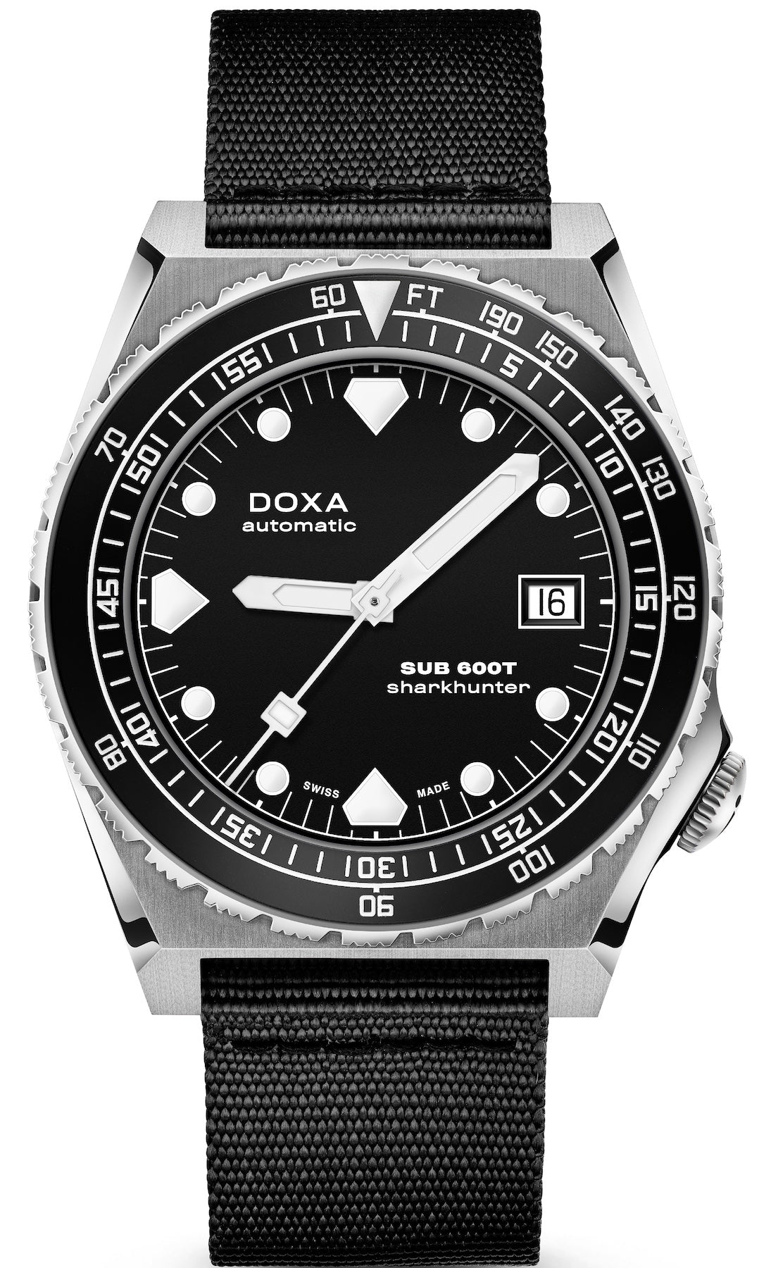 Doxa SUB 600T Sharkhunter Nato Watch 861.10.101B.20.N Image 1