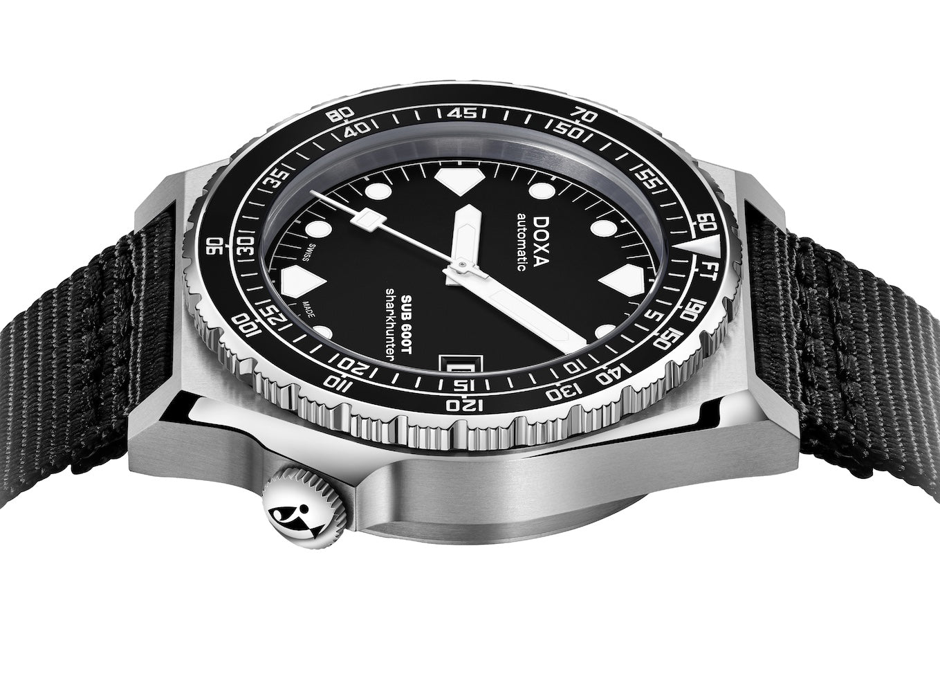 Doxa SUB 600T Sharkhunter Nato Watch 861.10.101B.20.N Image 3