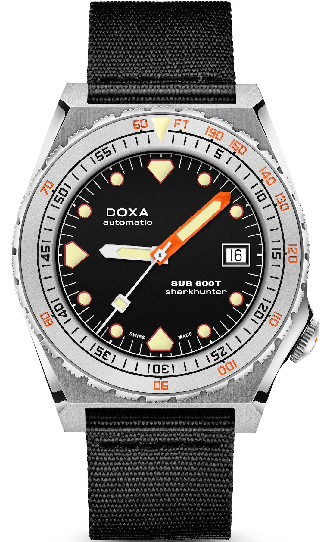 Doxa SUB 600T Sharkhunter Nato Watch 862.10.101.20.N Image 1