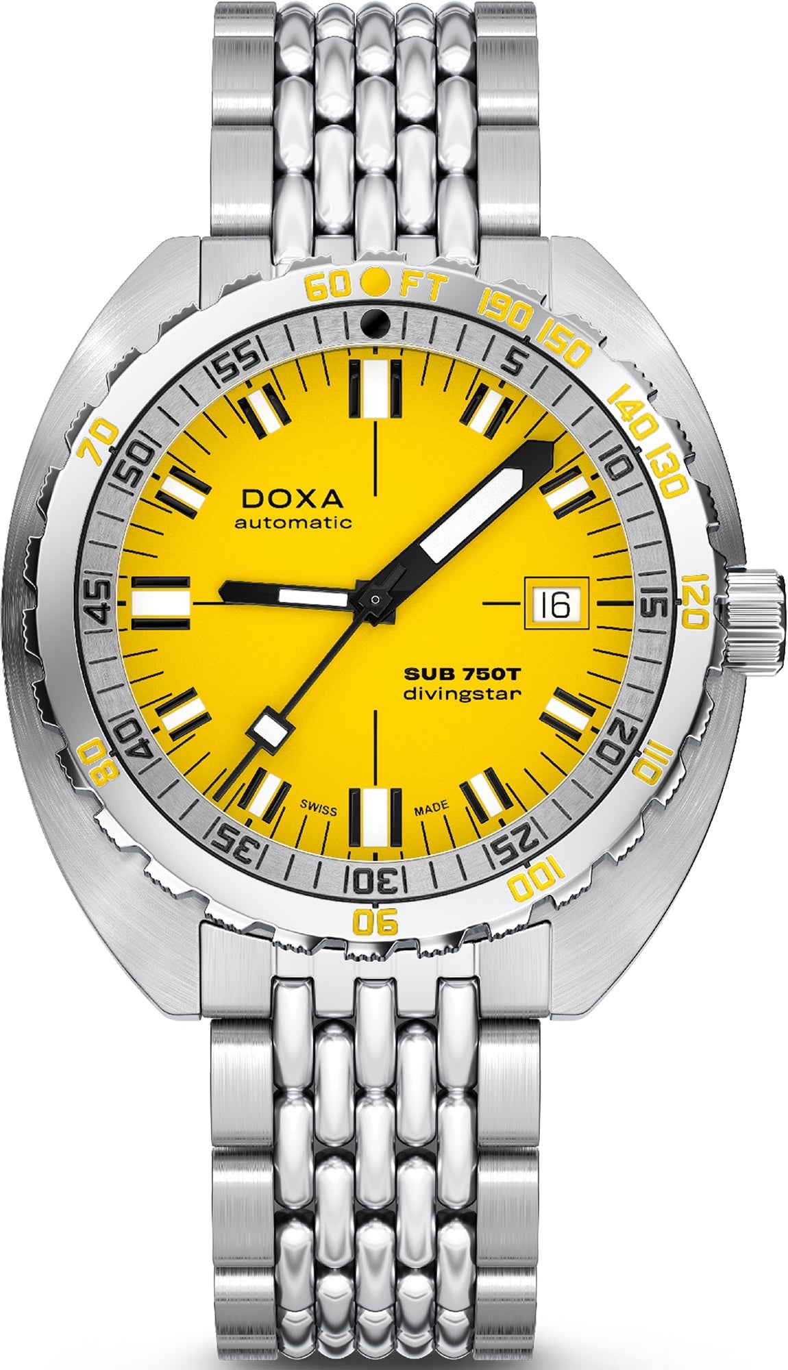 Doxa Sub 750T Divingstar Bracelet Watch 825.10.361.10 Image 1