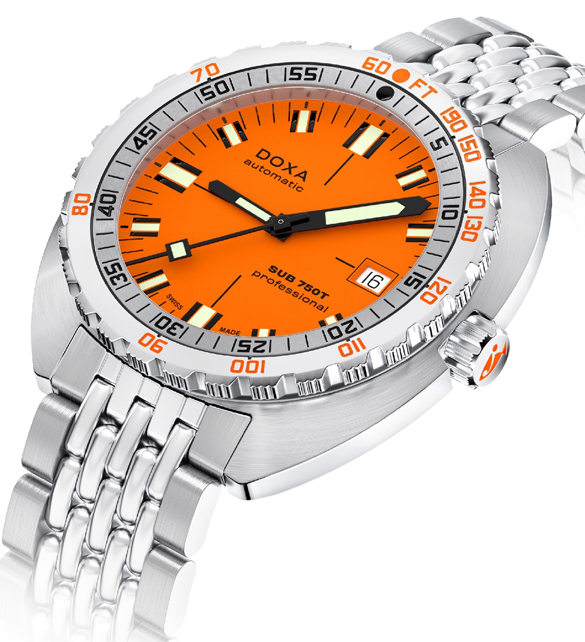 Doxa Sub 750T Professional Bracelet Watch 825.10.351.10 Image 2