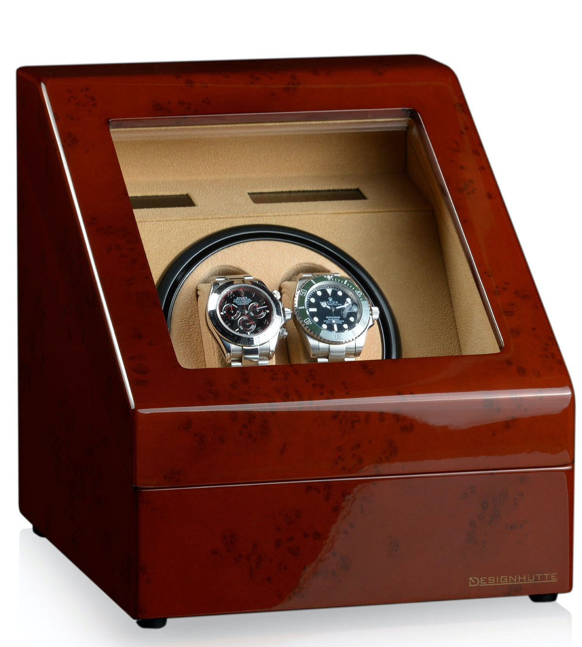 Designhuette Watch Winder Monaco Burlwood 70005-43