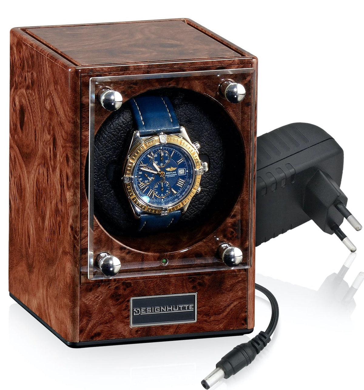 Designhuette Watch Winder Piccolo Starter Kit Burlwood 70005-103