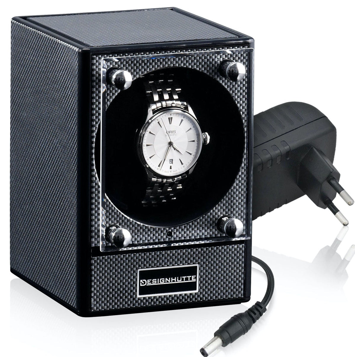Designhuette Watch Winder Piccolo Starter Kit Carbon 70005-91