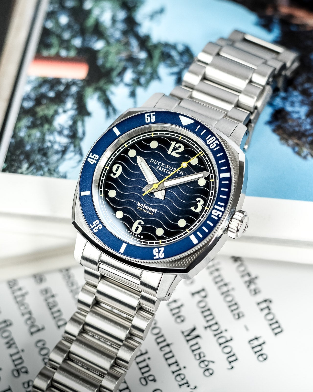 Duckworth Prestex Belmont Dive Blue Bracelet Watch D328-03-ST Image 3