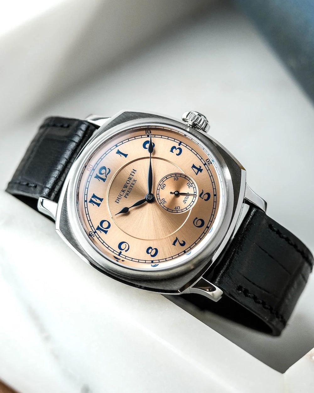 Duckworth Prestex Coronation 2023 Salmon Pink Limited Edition Watch D944-07-B Image 4