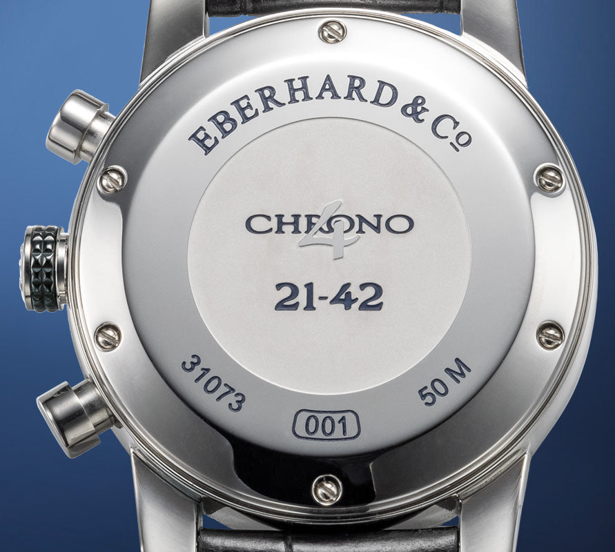 Eberhard & Co Chrono 4 21-42 Rubber Watch 31073.05 CN Image 3