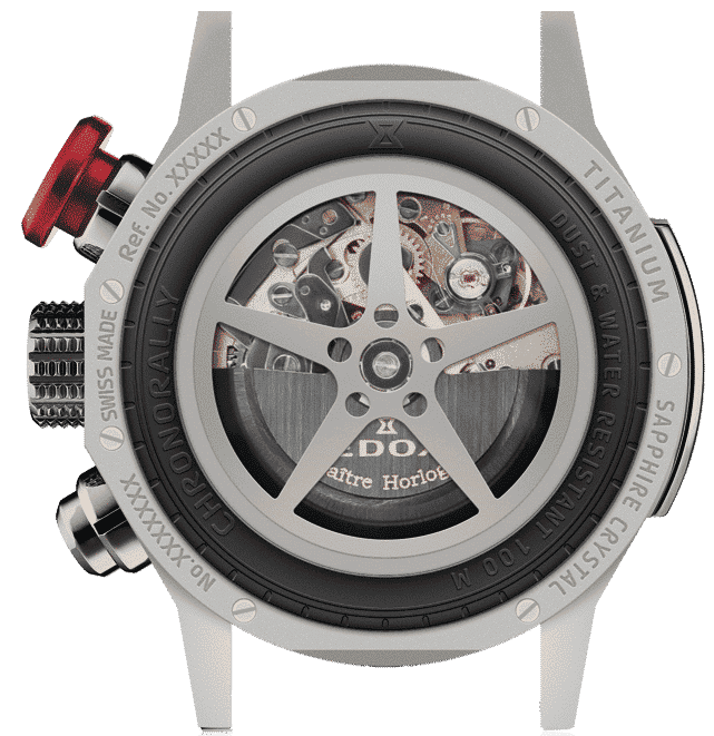 Edox Chronorally Automatic Watch 01129 TRCA NCAR Image 2