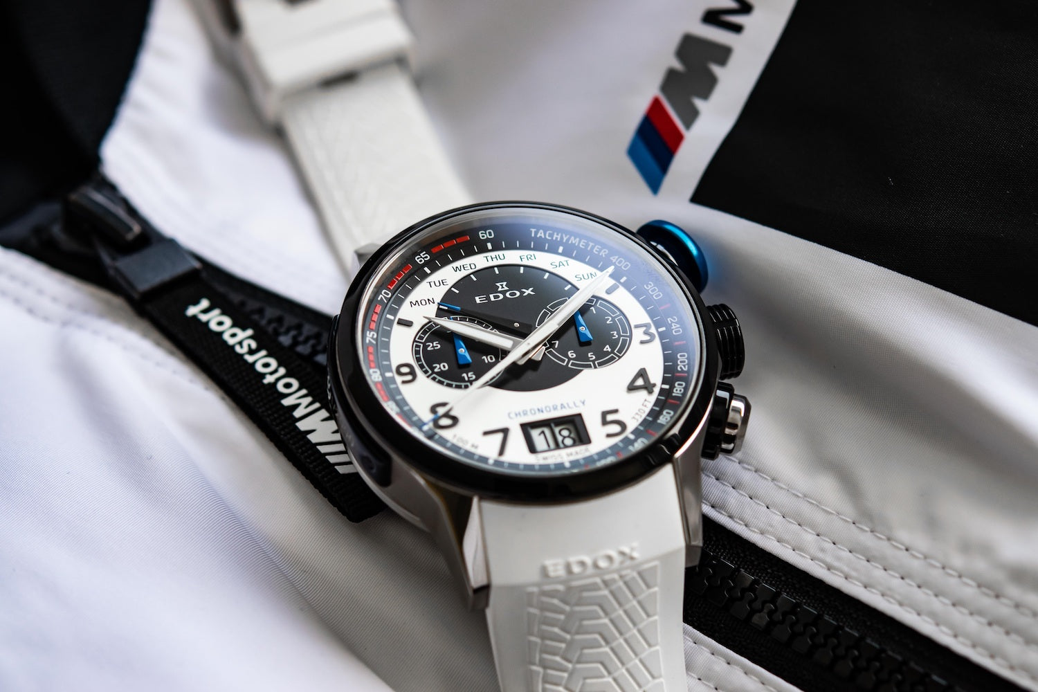 Edox Chronorally BMW M Motorsport Limited Edition Watch 38001 TINNBU BN Image 6