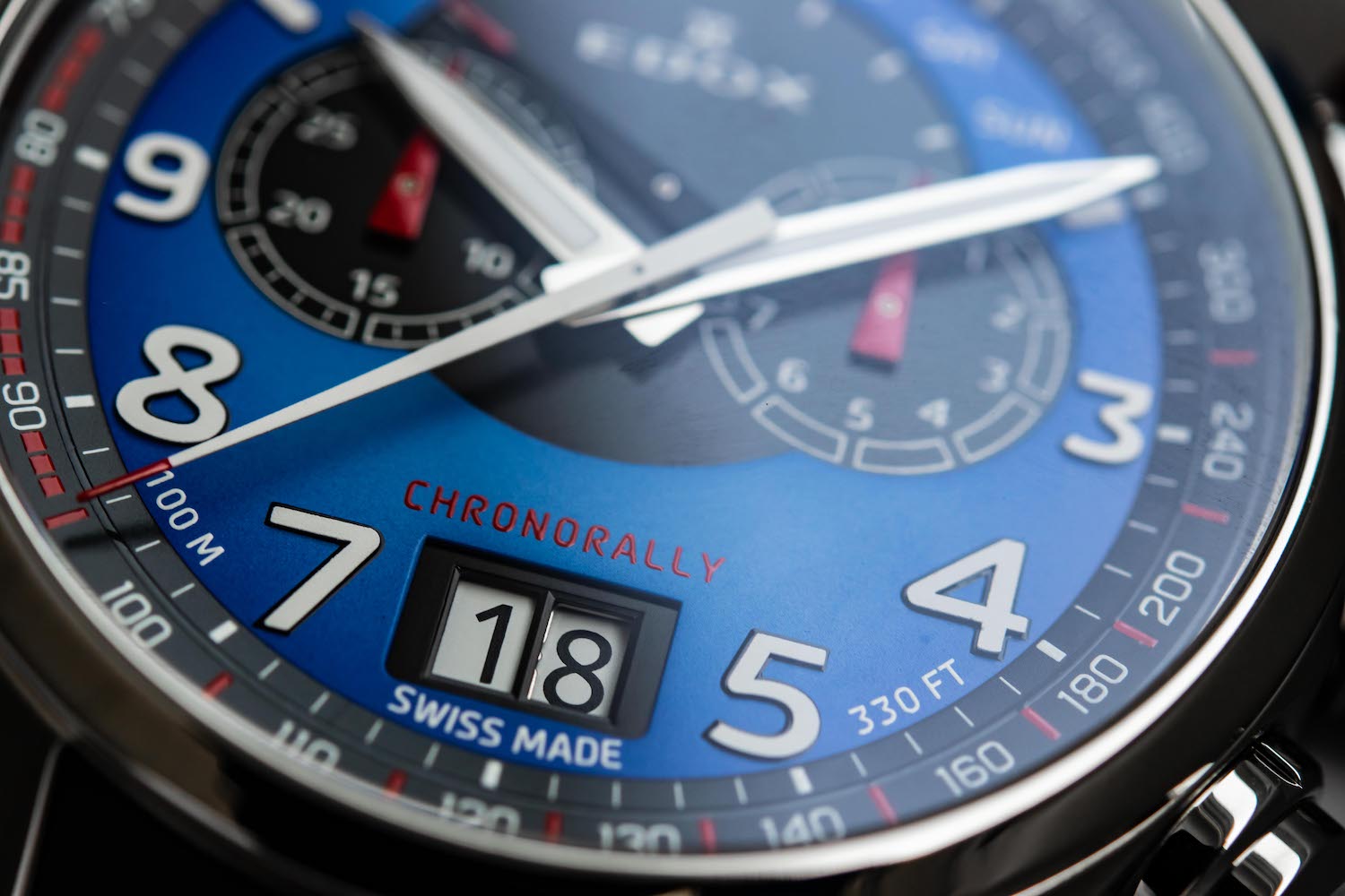 Edox Chronorally BMW M Motorsport Limited Edition Watch 38001 TINR BUDN Image 5