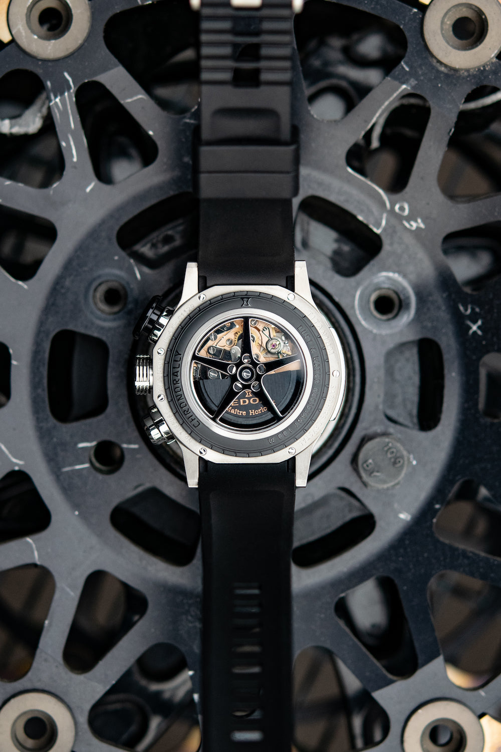 Edox Chronorally Chronograph Titinium 01129 TNCA BENO Image 5