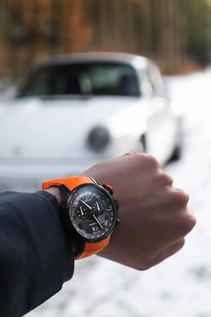 Edox Chronorally Chronograph Watch 38001 TINNO3 NO3 Image 4