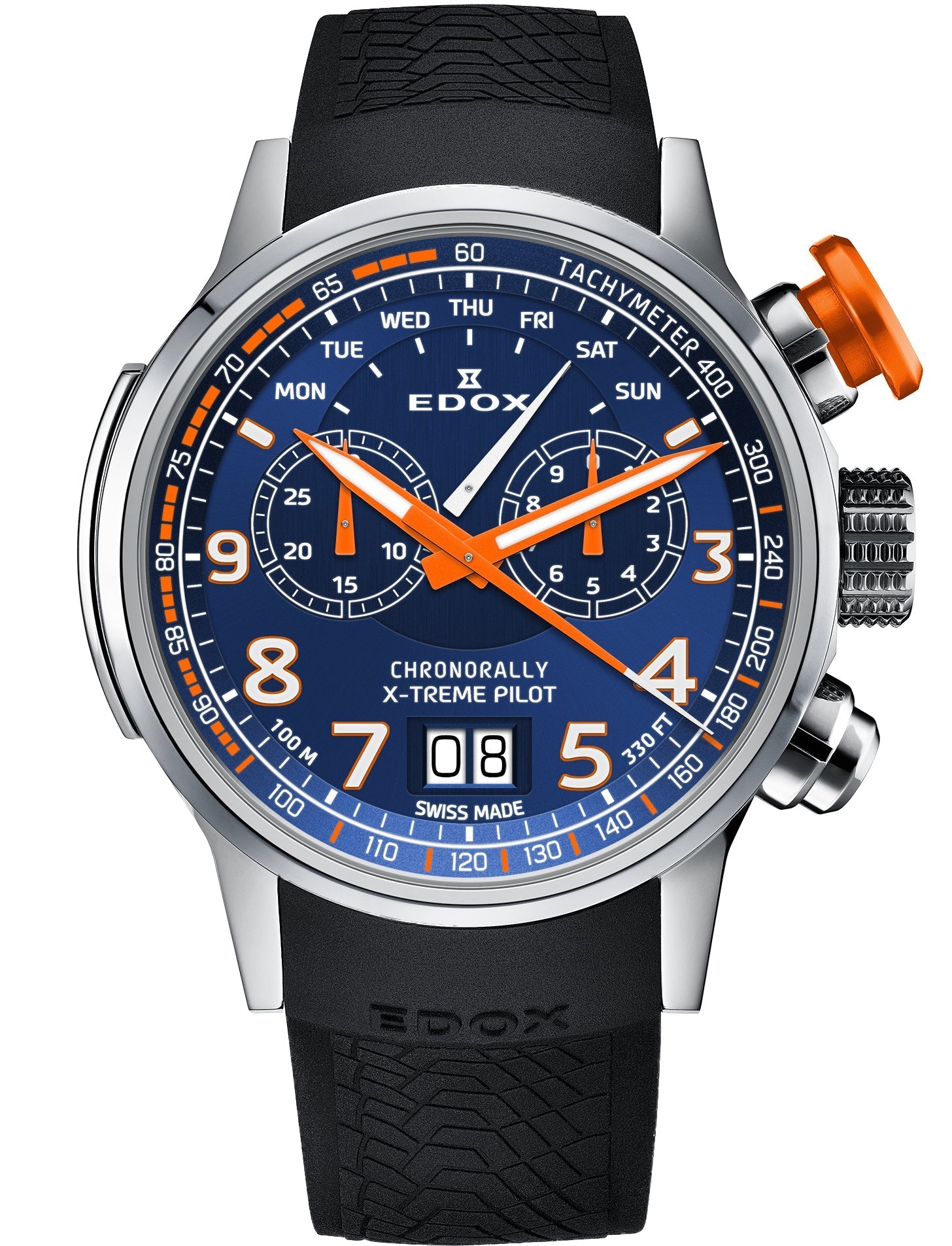 Edox Chronorally Quartz Chronograph Titanium 38001 TINOCA BUO3 Image 1