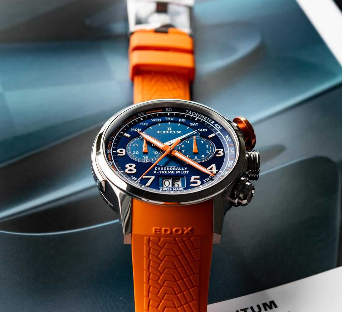 Edox Chronorally Quartz Chronograph Titanium 38001 TINOCAO BUO3 Image 3