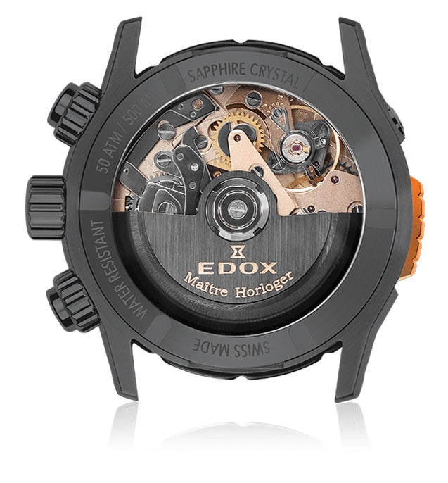 Edox CO-1 Automatic Chrono Watch 01128-37GNNOCA-GNO Image 2