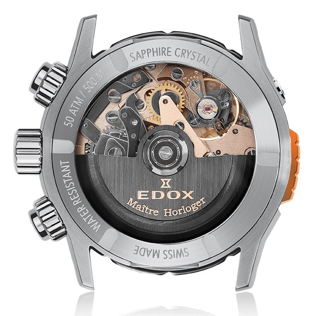 Edox CO-1 Automatic Chrono Watch 01128-3NOCA-BUIDN Image 2
