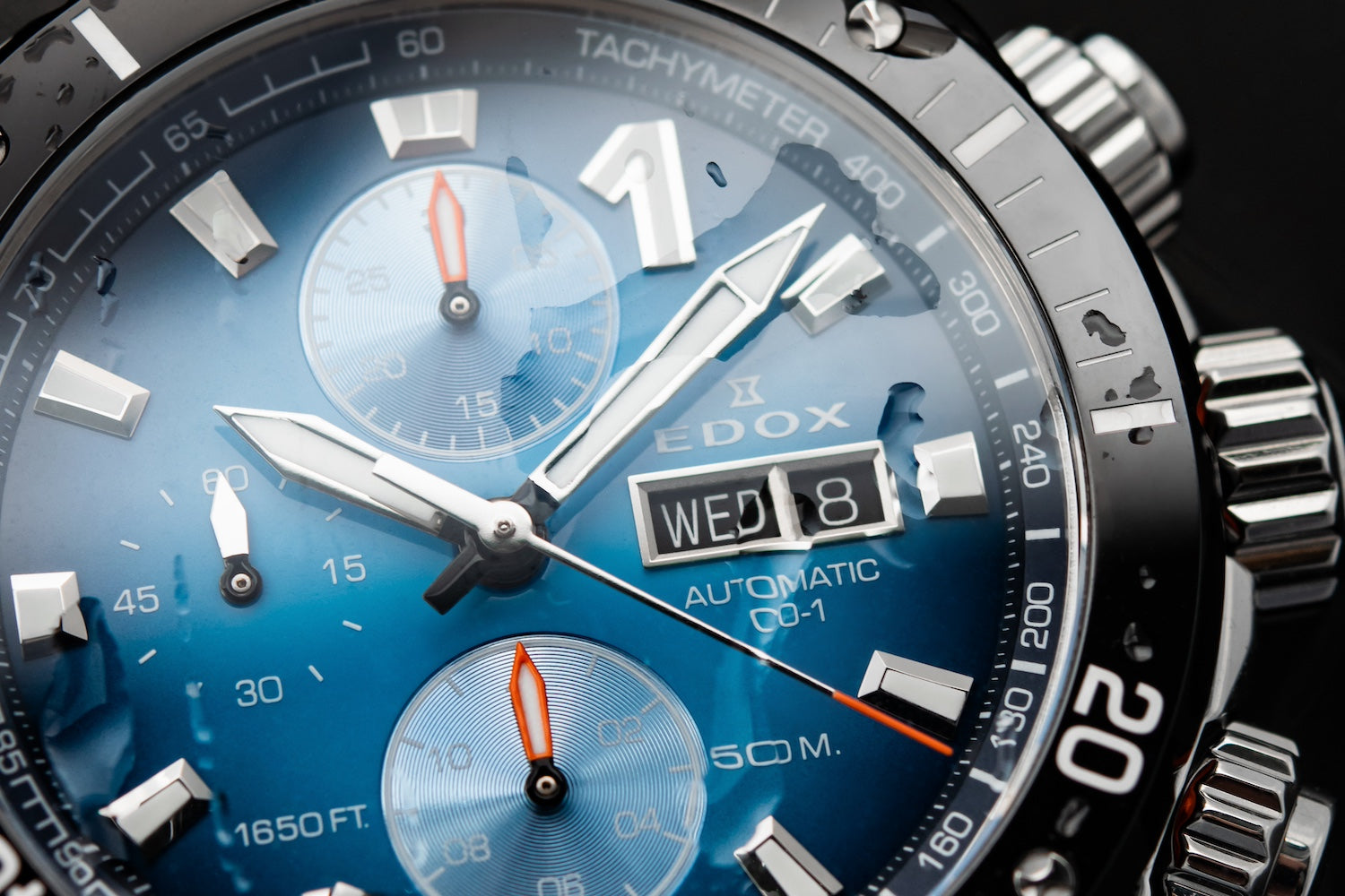 Edox CO-1 Automatic Chrono Watch 01128-3NOCA-BUIDN Image 8