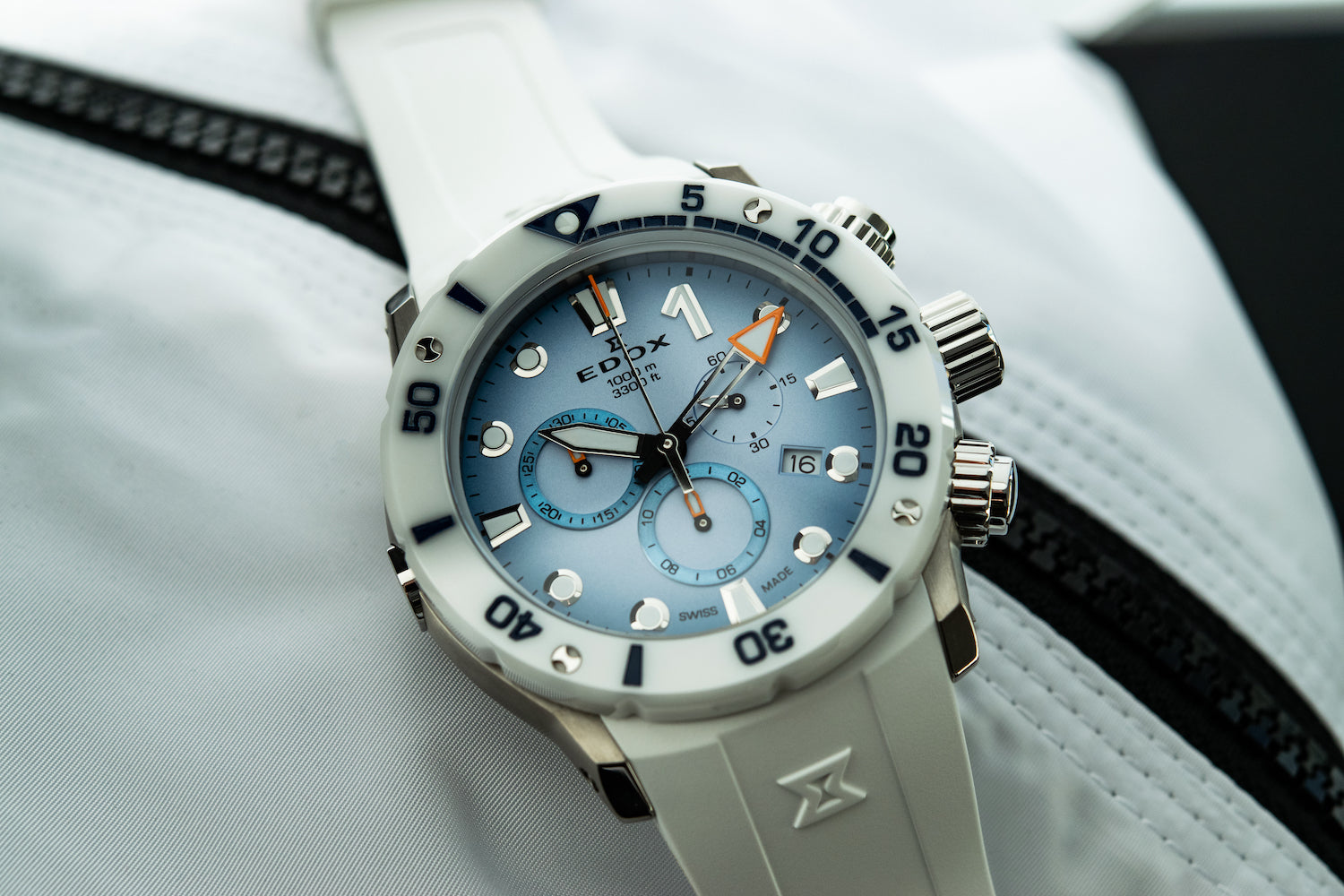 Edox CO-1 Chrono Quartz Titanium 10242 TINB BUICDNO Image 5