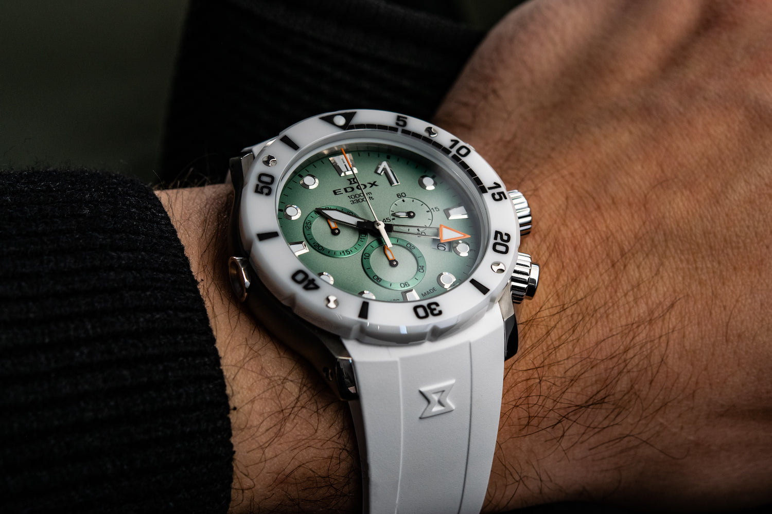 Edox CO-1 Chrono Quartz Titanium Watch 10242 TINBN VIDNO Image 11