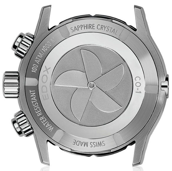 Edox CO-1 Chrono Quartz Titanium Watch 10242 TINM GIDNO Image 2