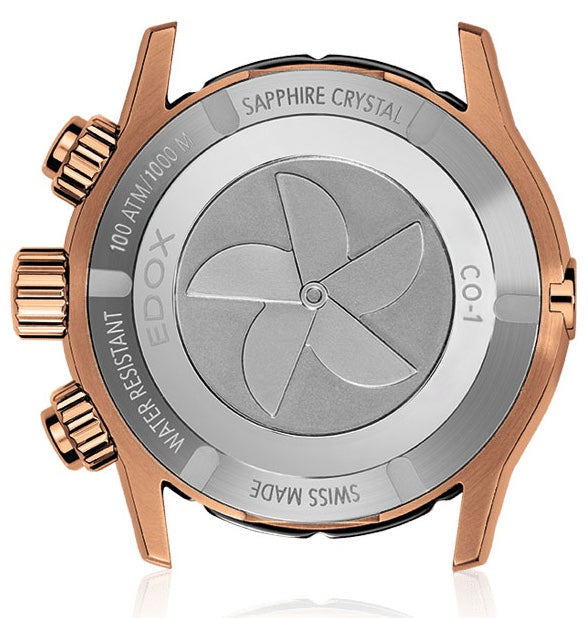 Edox CO-1 Chrono Quartz Titanium Watch 10242 TINR NIR Image 2