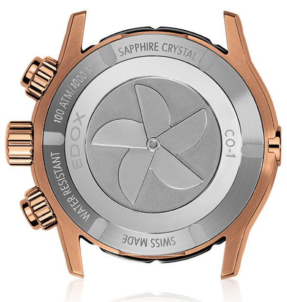 Edox CO-1 Chrono Quartz Titanium Watch 10242 TINR NIR Image 2