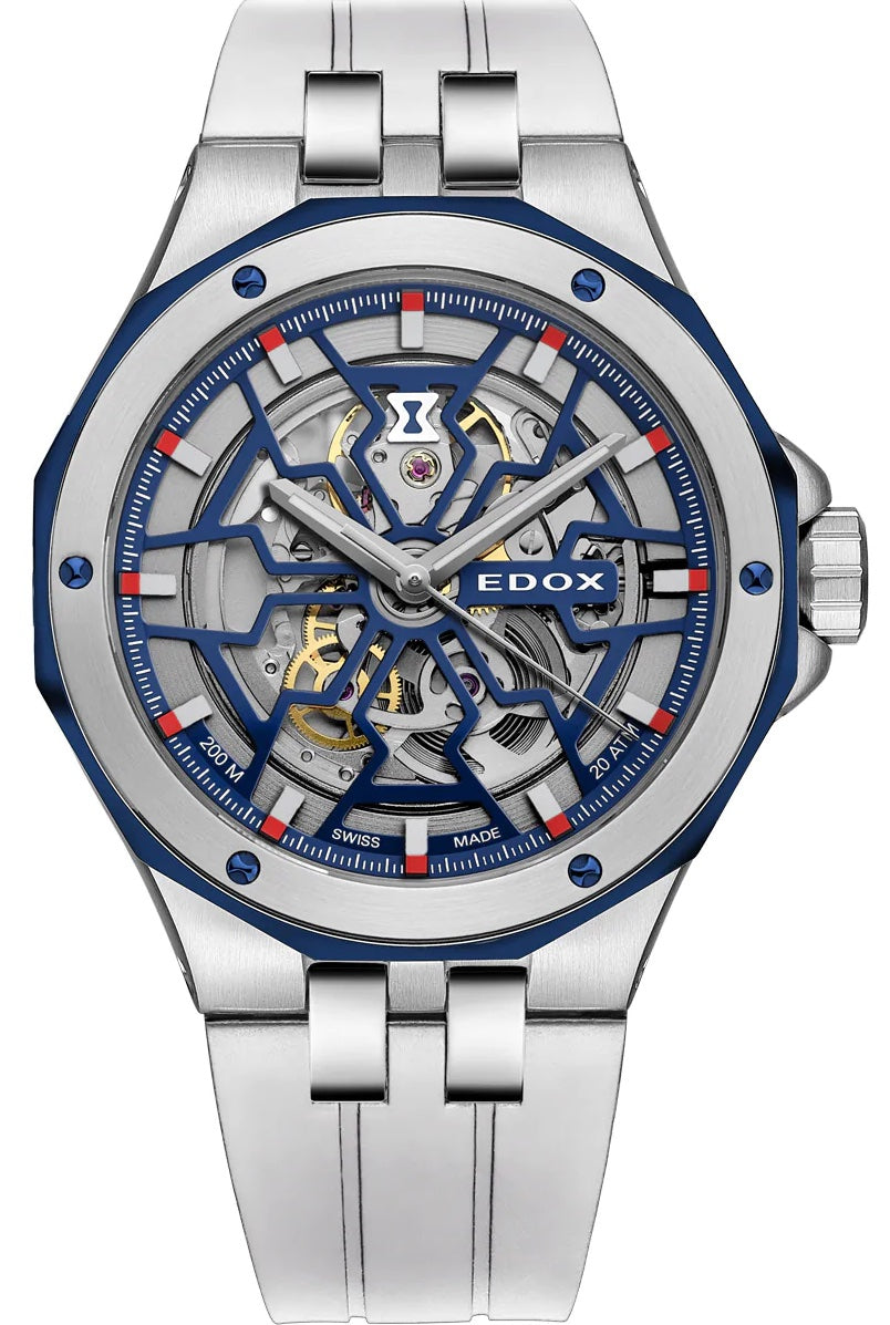 Edox Delfin Mecano Automatic 85303 357BUCAB BUIRB Image 1