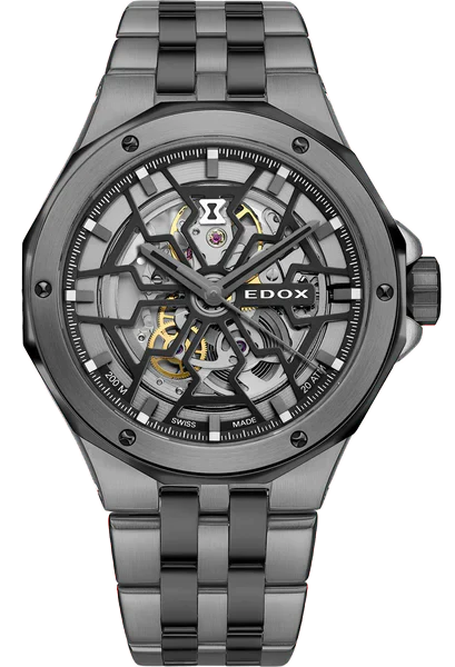 Edox Delfin Mecano Automatic Watch 85303 357GNM NGN Image 1