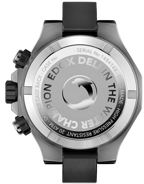 Edox Delfin The Original Chronograph Mens Watch 10112 37GNVCA ANV Image 2