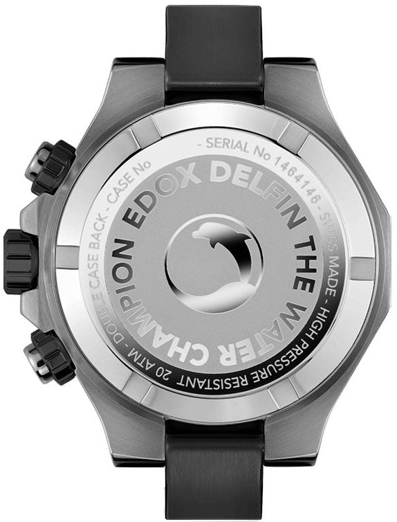 Edox Delfin The Original Chronograph Mens Watch 10113 37GNCA NGIN Image 2