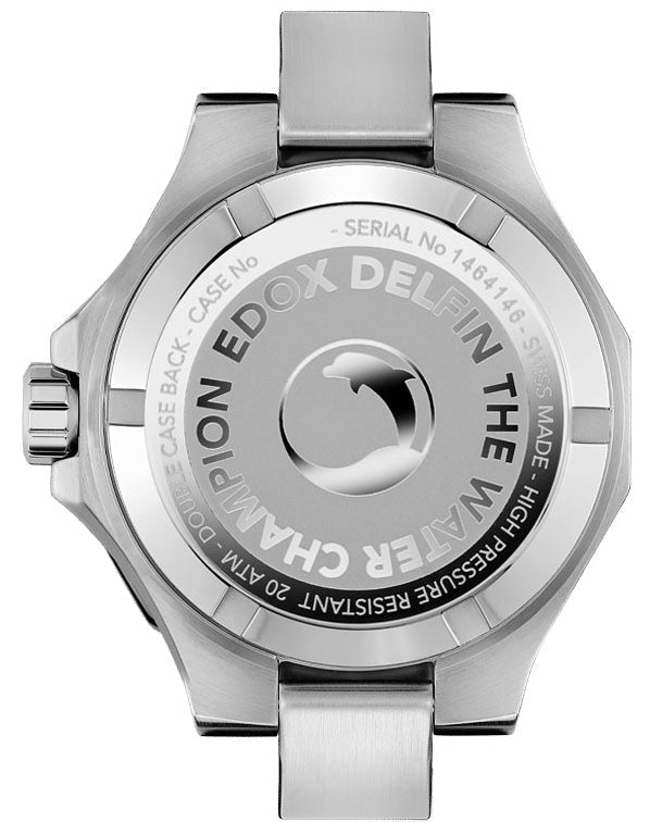 Edox Delfin The Original Day Date Watch 88008 3CA BUIN Image 2