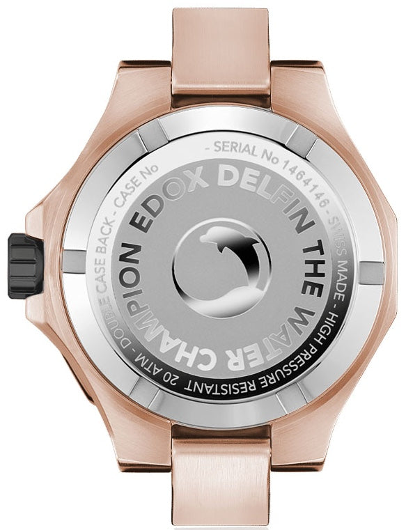 Edox Delfin The Original Day Date Watch 88008 3GCA BGO Image 2