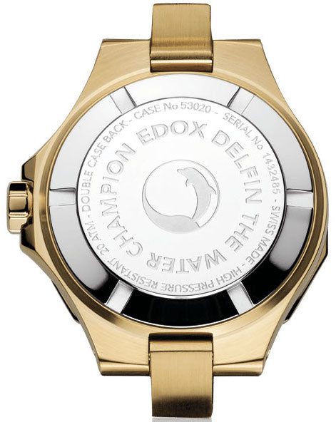Edox Delfin The Original Lady Quartz 3 Hands Watch 53020 37JC NADD Image 2