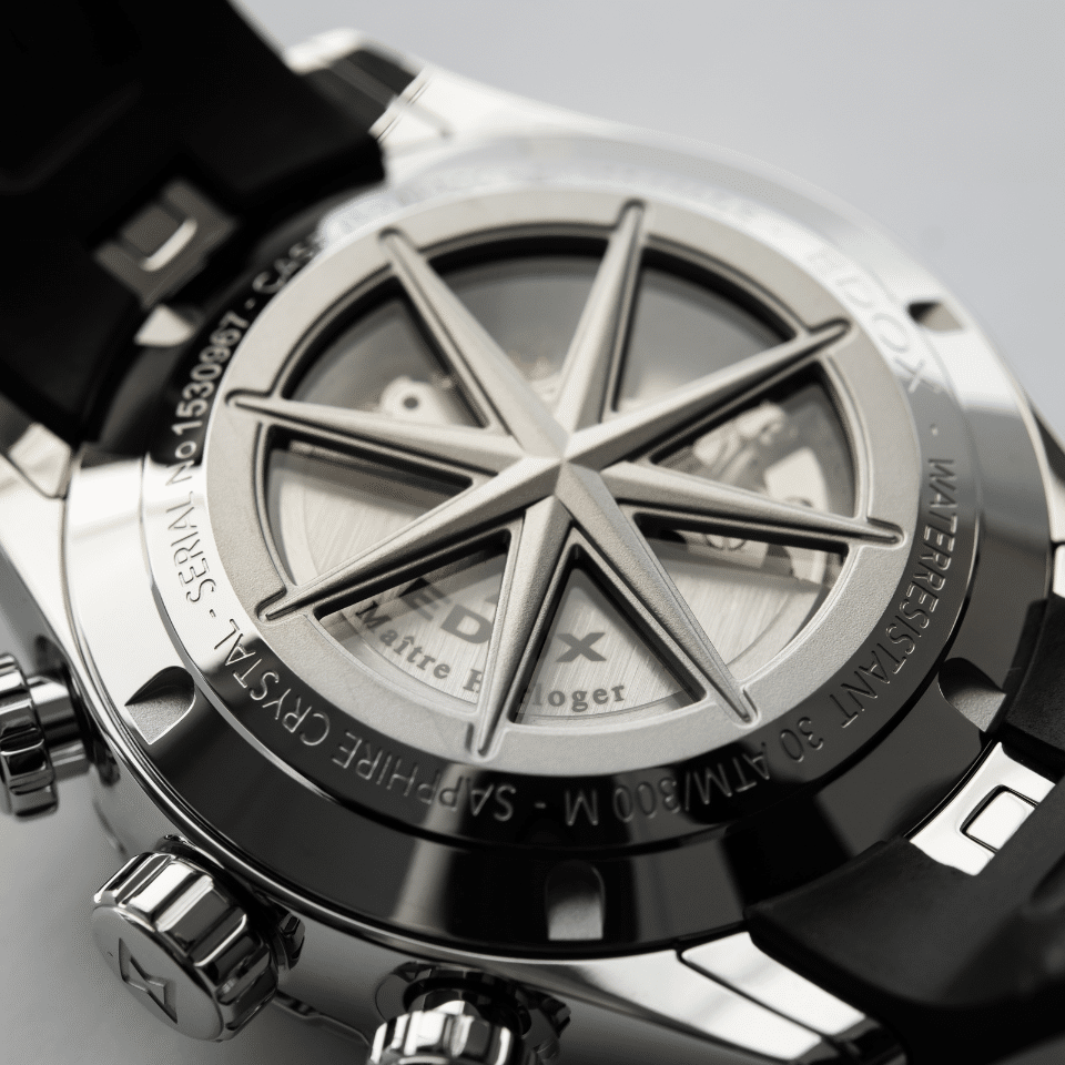 Edox Grand Ocean Chronograph Watch 09800 3CA BUIN Image 2
