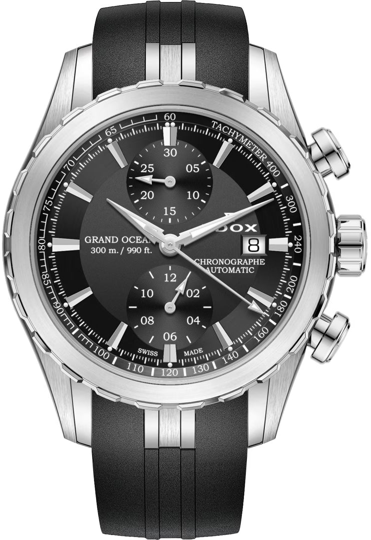 Edox Grand Ocean Chronograph Watch 09800 3CA NIN Image 1
